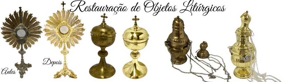 Restauração de objetos litúrgicos Alquimidas